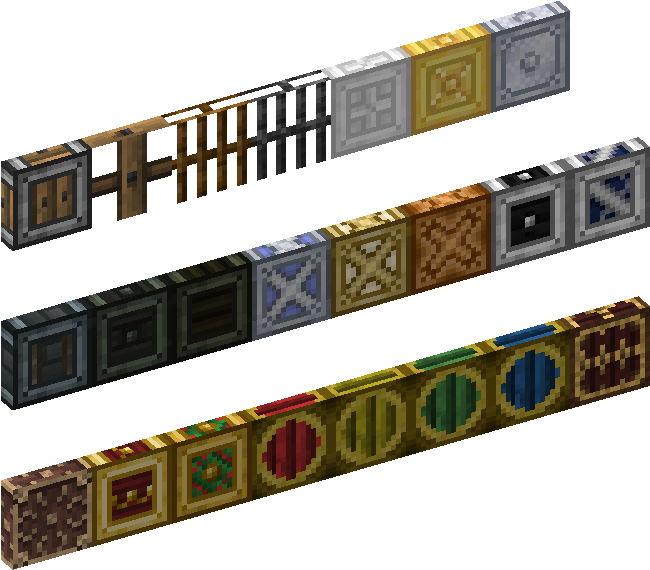 Minecraft Various Blocks Texture PNG image