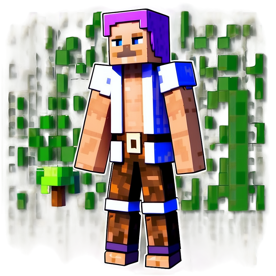 Minecraft Village Npc Design Png 45 PNG image