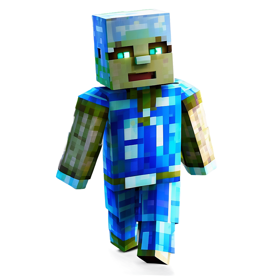 Minecraft Villager At Night Png 06202024 PNG image