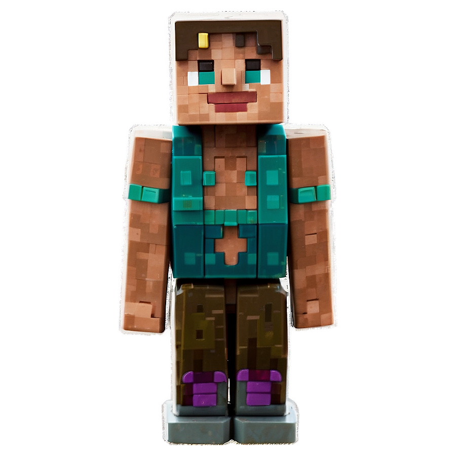 Minecraft Villager Figure Png Mhk PNG image