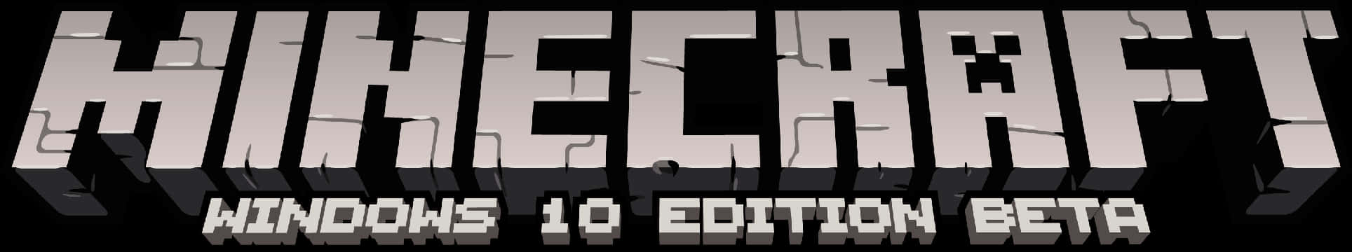 Minecraft_ Windows_10_ Edition_ Beta_ Logo PNG image