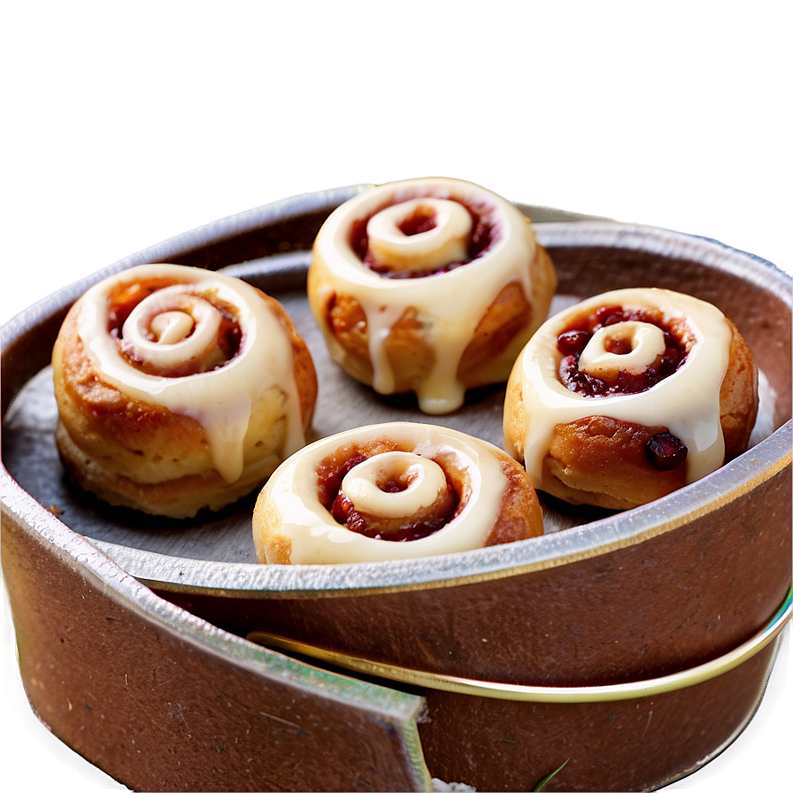 Mini Cinnamon Roll Bites Png 68 PNG image