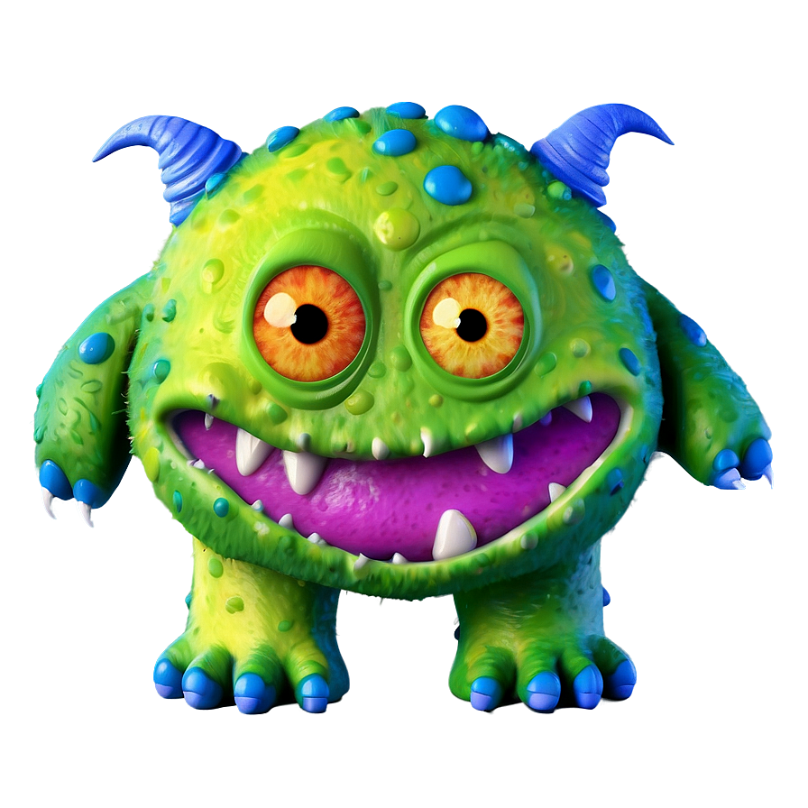 Mini Cute Monster Png 26 PNG image