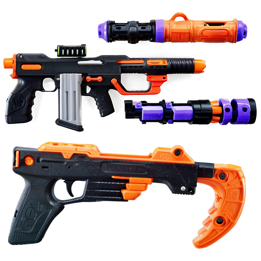 Mini Nerf Guns Png 06122024 PNG image