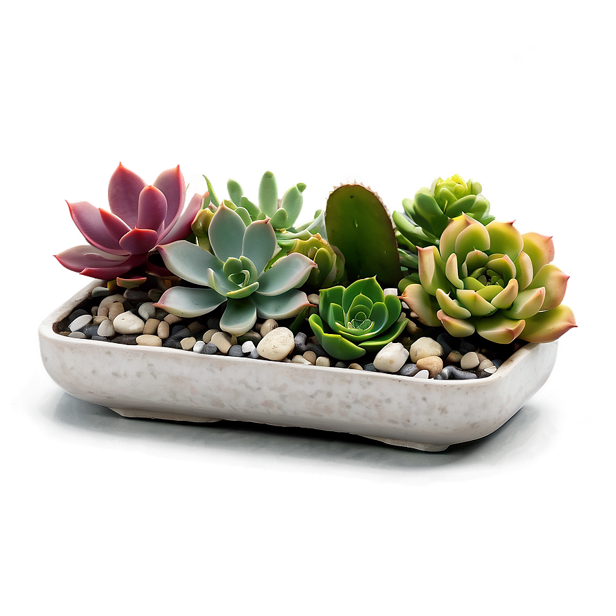 Mini Succulent Garden Png 06212024 PNG image