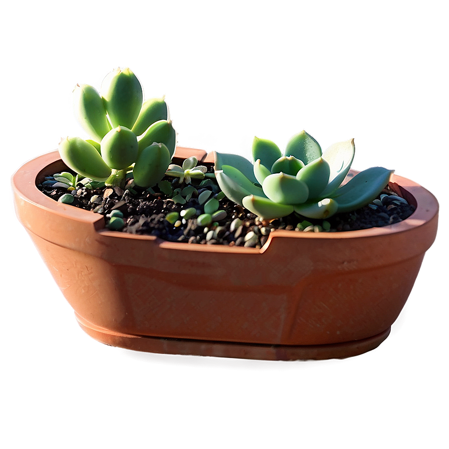 Mini Succulent Garden Png 06212024 PNG image