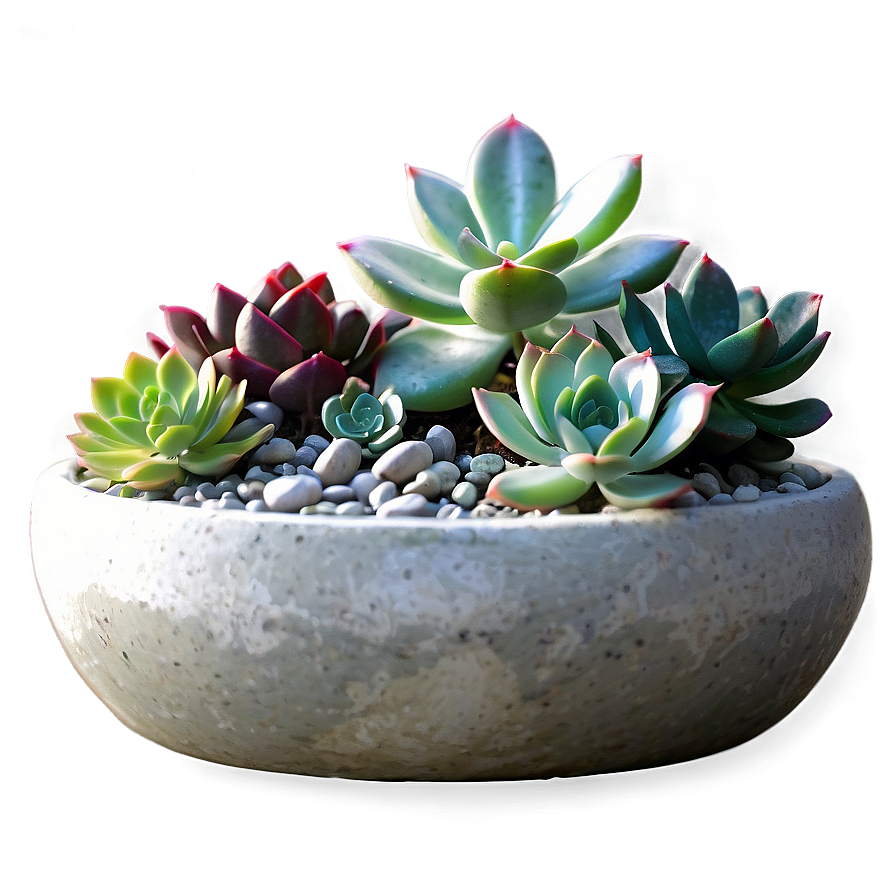 Mini Succulent Garden Png Wjo80 PNG image