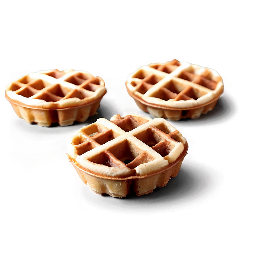 Mini Waffle Bites Png Bac PNG image