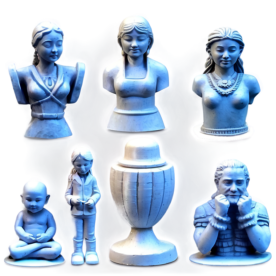 Miniature Clay Figurines Png Usx PNG image