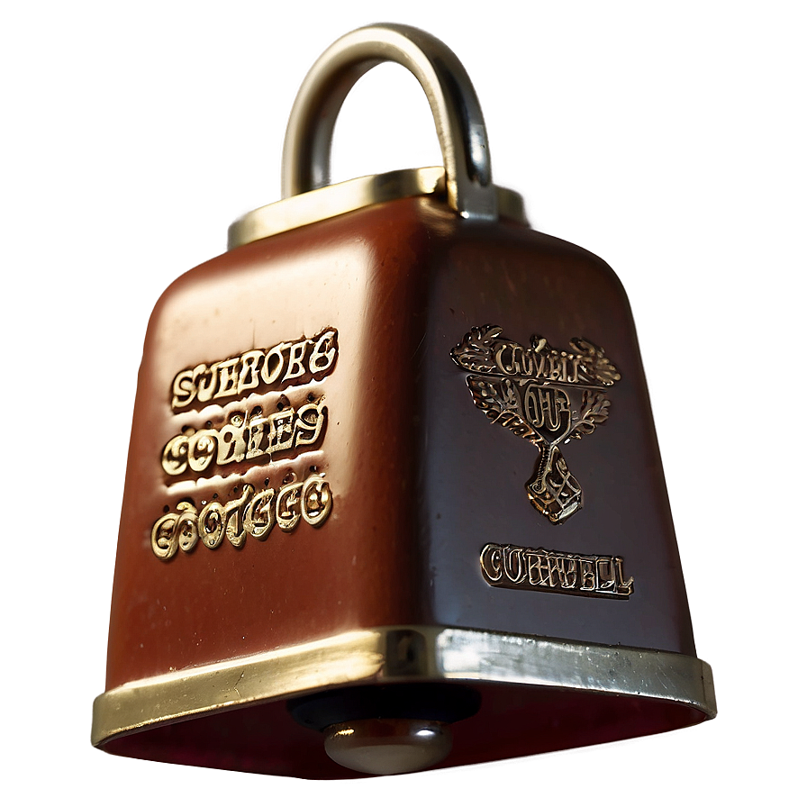 Miniature Cowbell Souvenir Png 06132024 PNG image