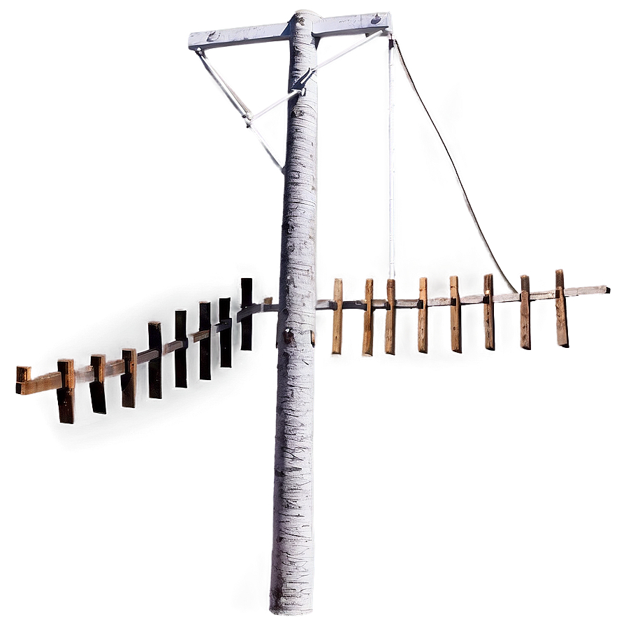 Miniature Model Utility Pole Png 06262024 PNG image