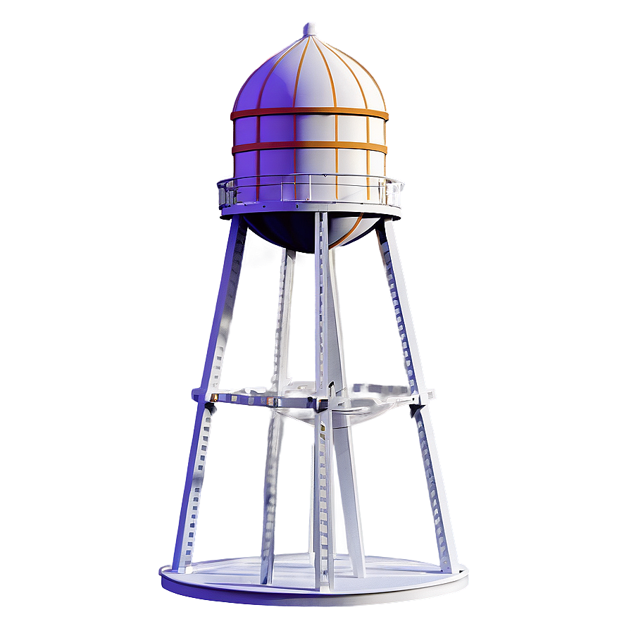 Miniature Model Water Tower Png Iqc PNG image