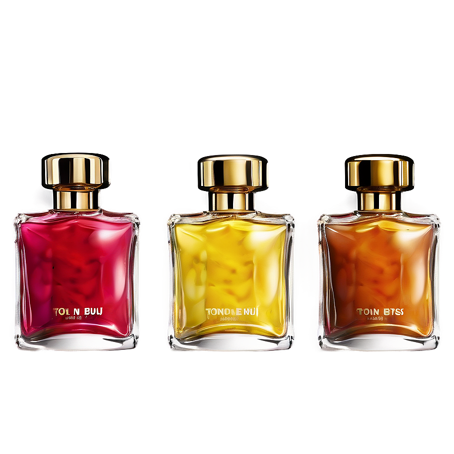 Miniature Perfume Bottle Collection Png 64 PNG image