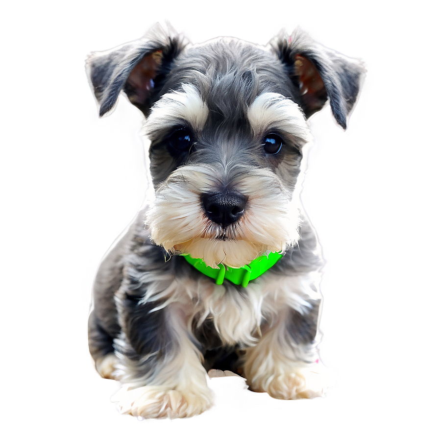 Miniature Schnauzer Puppy Png Hml PNG image