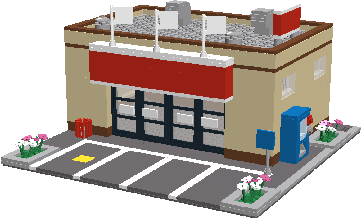 Miniature Supermarket Model.png PNG image