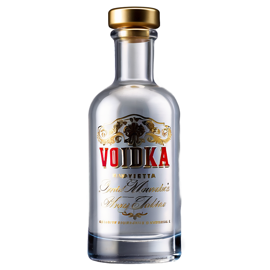 Miniature Vodka Bottle Png 06212024 PNG image