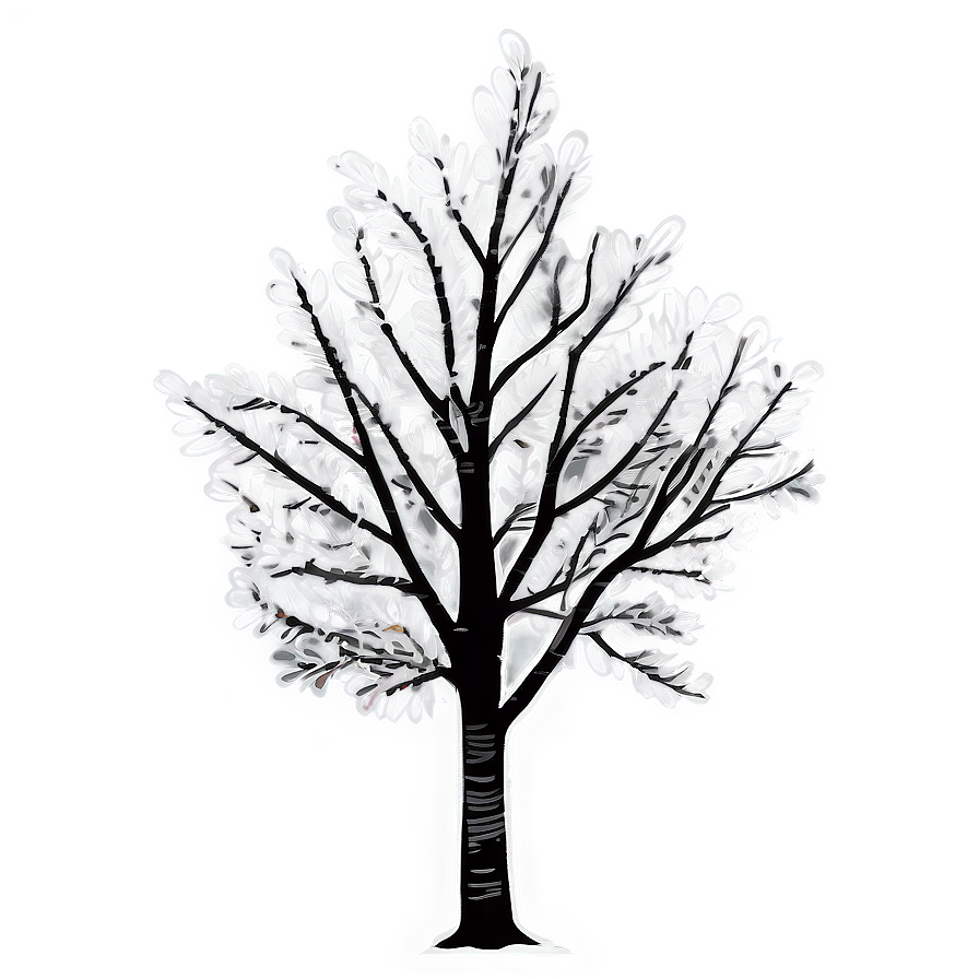 Minimal Tree Sketch Png 61 PNG image