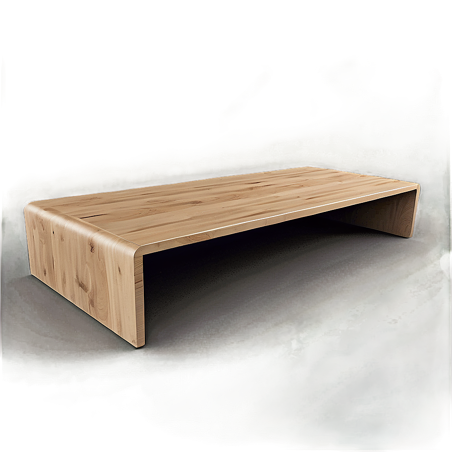 Minimal Wood Desk Png 17 PNG image