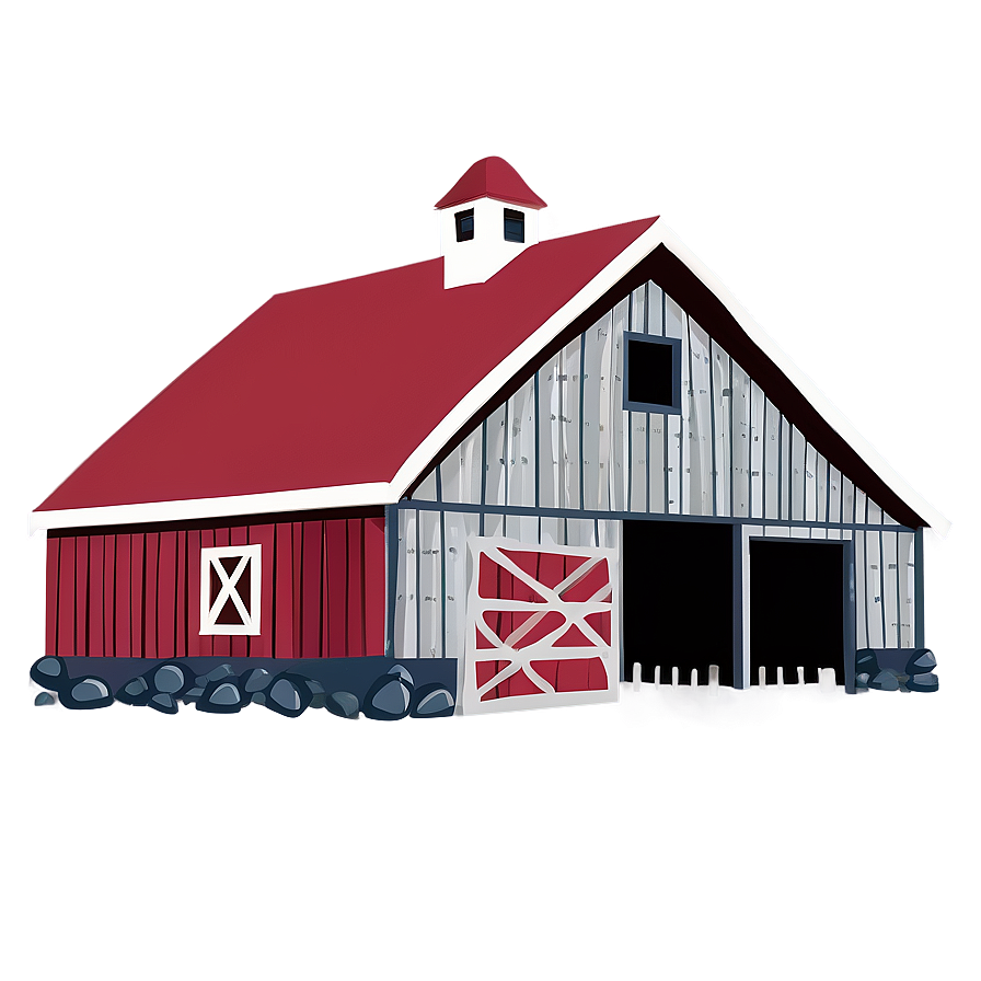 Minimalist Barn Icon Png 06122024 PNG image