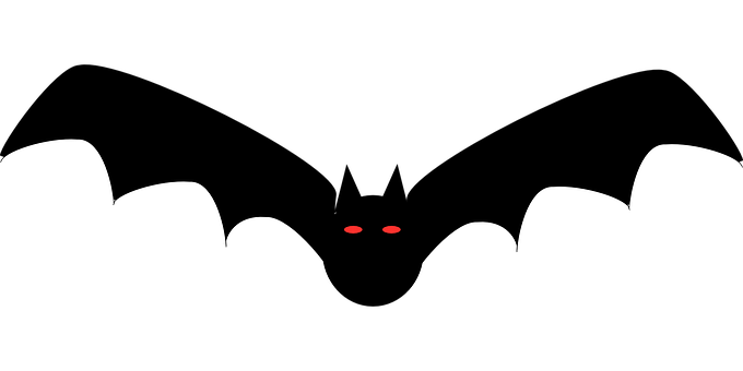 Minimalist Bat Design PNG image