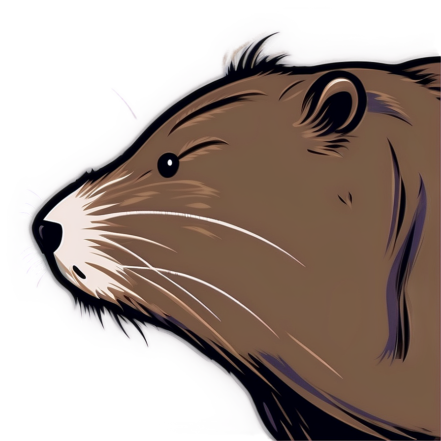 Minimalist Beaver Logo Png 05242024 PNG image