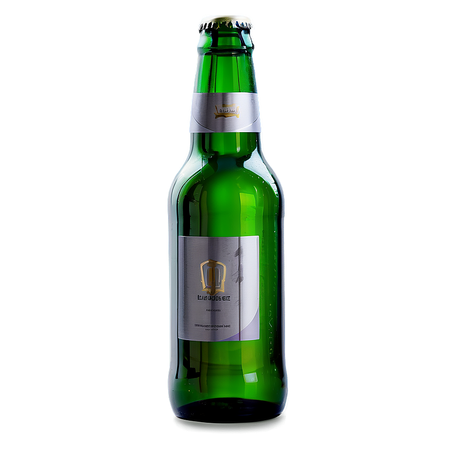 Minimalist Beer Bottle Png 05242024 PNG image