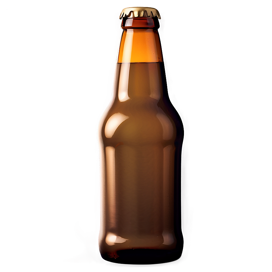 Minimalist Beer Bottle Png 05242024 PNG image