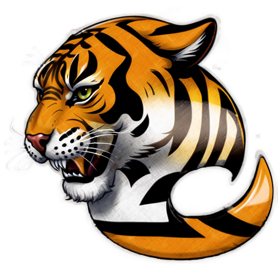 Minimalist Bengals Logo Png Gjh15 PNG image