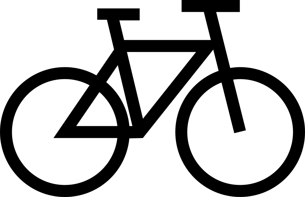 Minimalist Bicycle Graphic PNG image