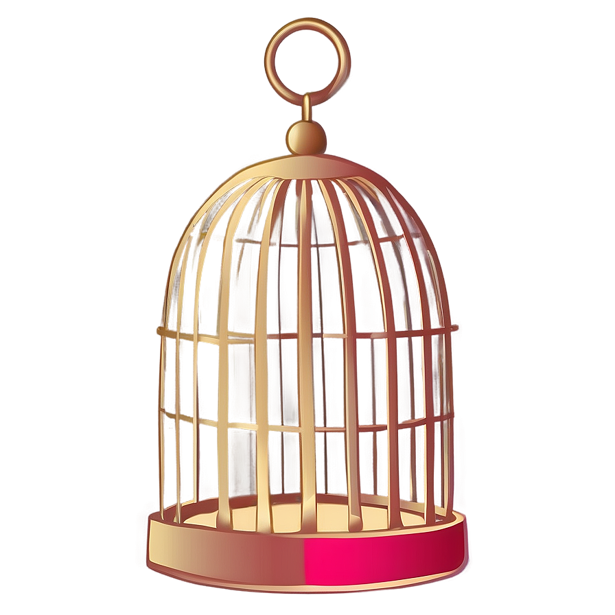 Minimalist Bird Cage Sketch Png 97 PNG image