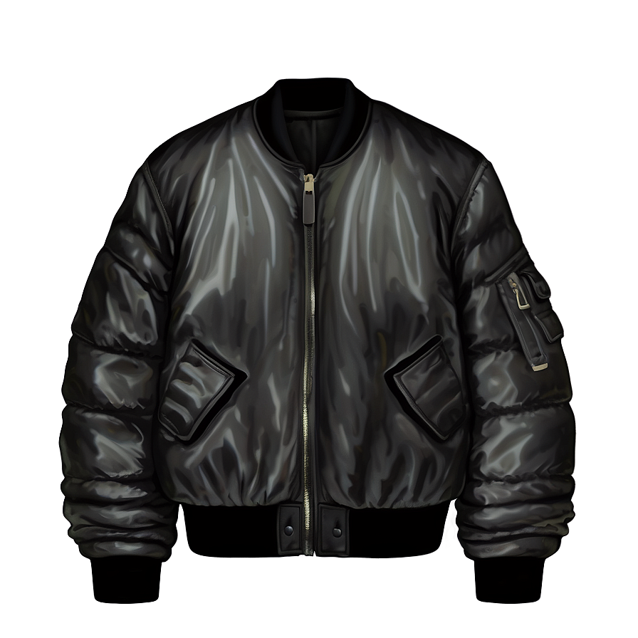 Minimalist Black Bomber Png 67 PNG image