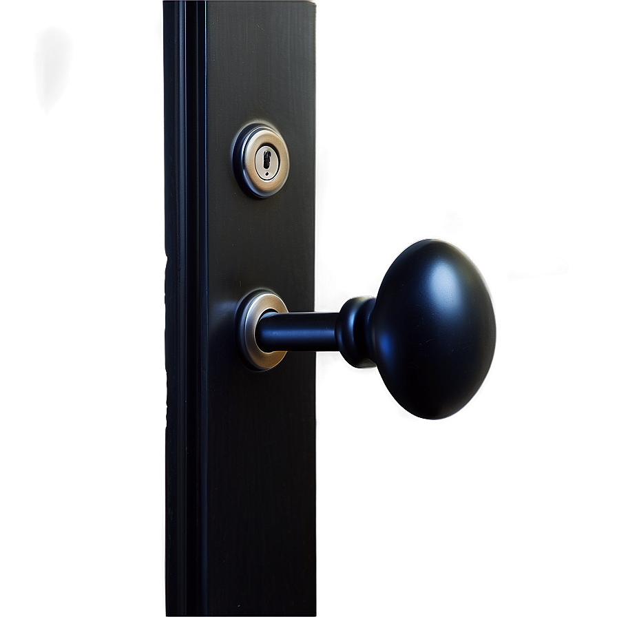 Minimalist Black Doorknob Png Mtx PNG image