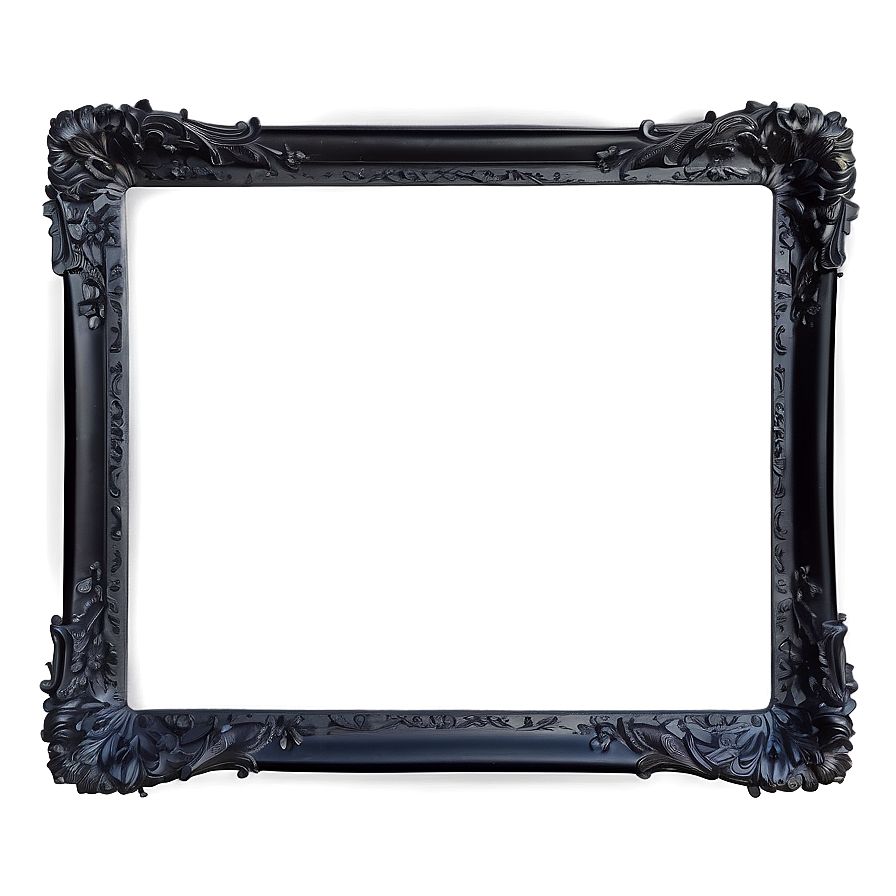 Minimalist Black Frame Png Ufq PNG image