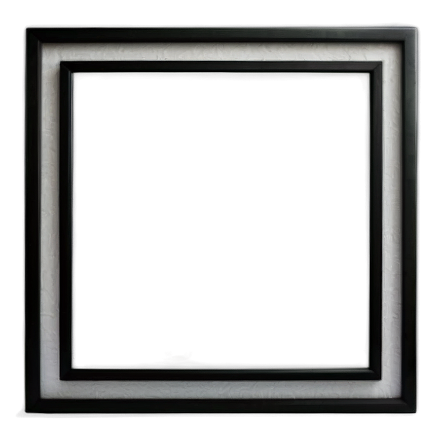 Minimalist Black Picture Frame Png 05042024 PNG image
