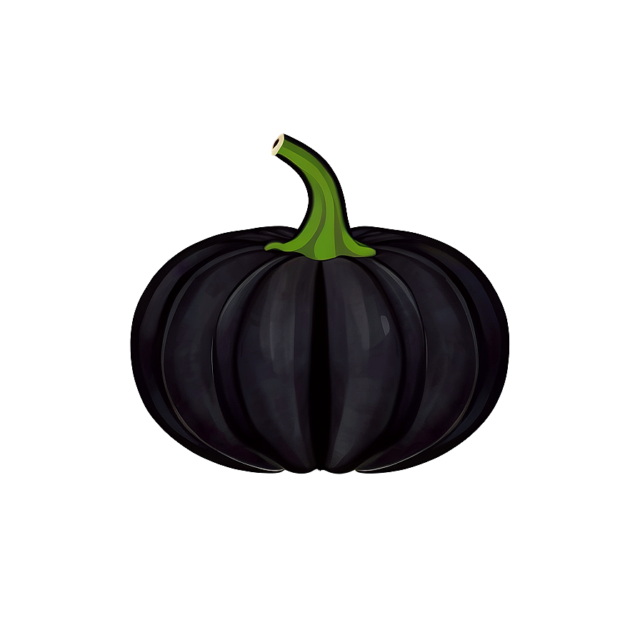 Minimalist Black Pumpkin Png 06282024 PNG image