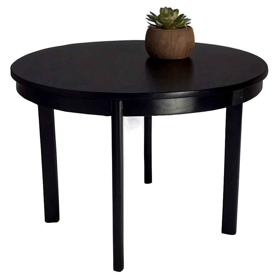 Minimalist Black Table Png Sxa63 PNG image