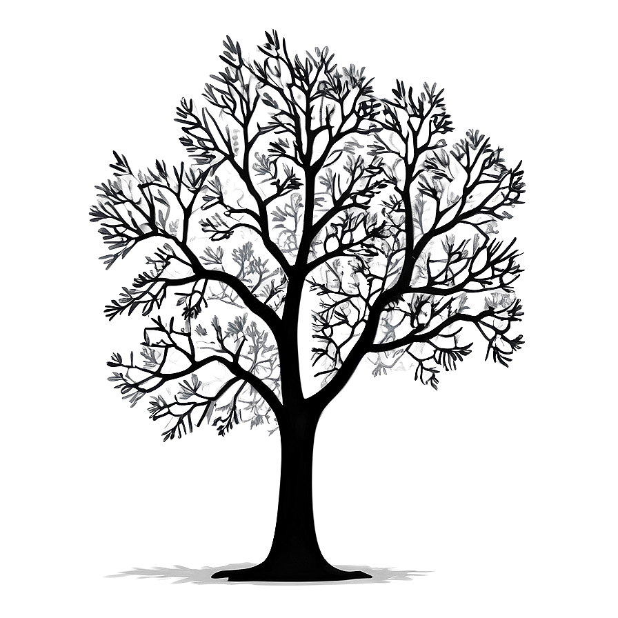 Minimalist Black Tree Png Jpu78 PNG image