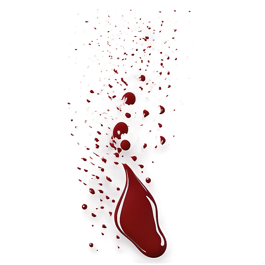 Minimalist Blood Spatter Png 38 PNG image