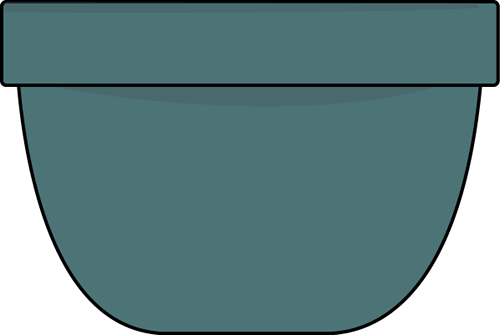 Minimalist Blue Bowl Graphic PNG image
