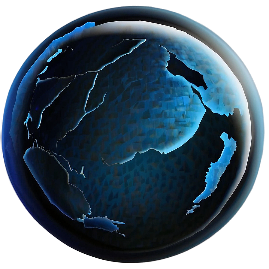 Minimalist Blue Planet Symbol Png 98 PNG image