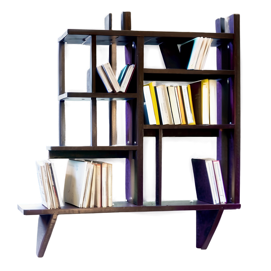 Minimalist Bookshelf Books Png Ilc19 PNG image