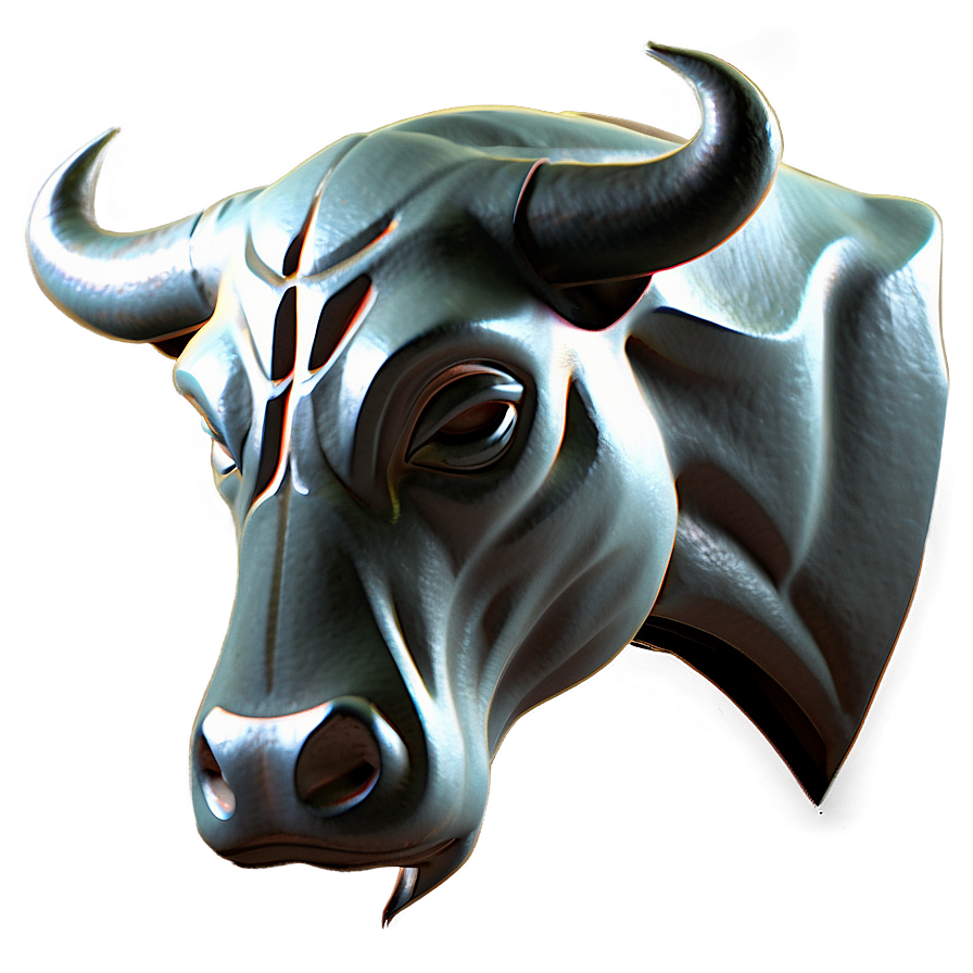 Minimalist Bull Head Png 06132024 PNG image