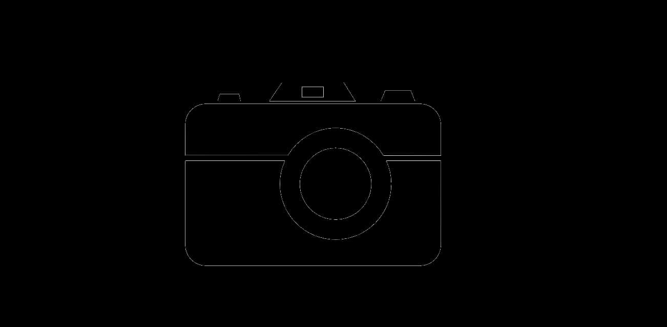 Minimalist_ Camera_ Logo_ Outline PNG image