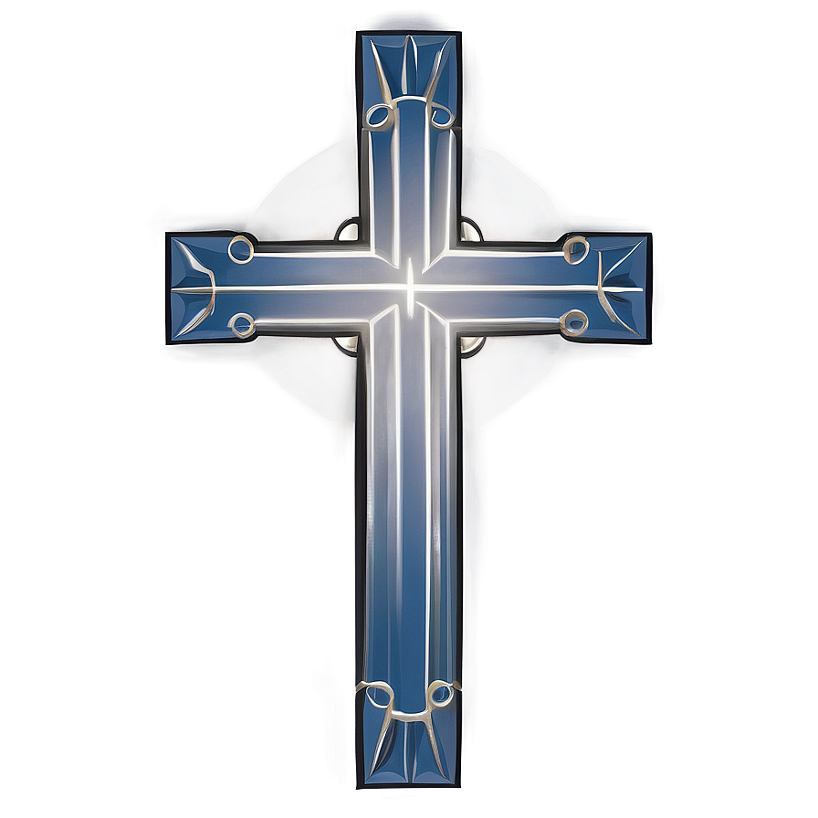 Minimalist Catholic Cross Outline Png Eeq55 PNG image