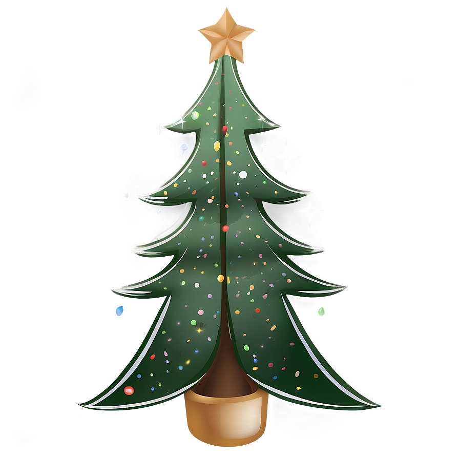 Minimalist Christmas Tree Transparent Png Edx PNG image