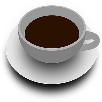 Minimalist Coffee Cup Design PNG image