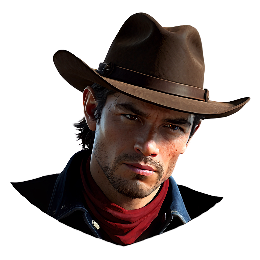 Minimalist Cowboy Png 05212024 PNG image