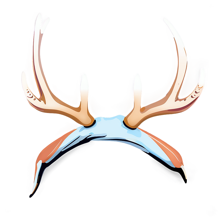 Minimalist Deer Antler Icon Png Gfd PNG image