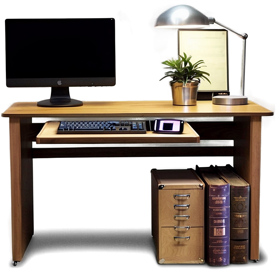 Minimalist Desk Setup Png 05042024 PNG image