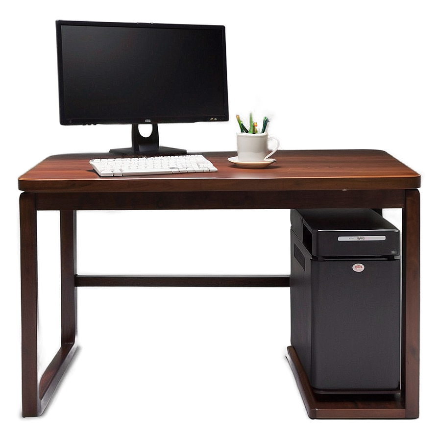 Minimalist Desk Setup Png 05042024 PNG image